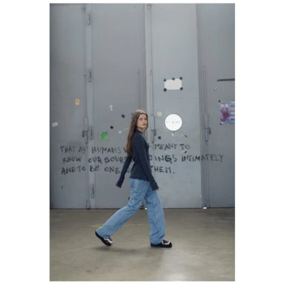 IVA RYCH Jeans in blau I Deadstock