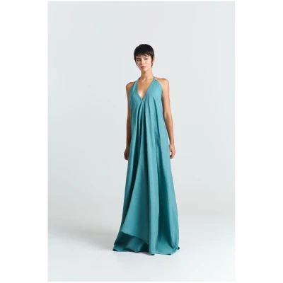 Kleid Multiposition Long Viscose Linen