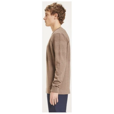 KnowledgeCotton Apparel Strickpullover FIELD Bobble Knit aus Bio-Baumwolle