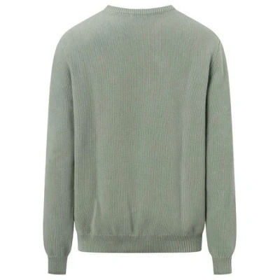 KnowledgeCotton Apparel Strickpullover - FIELD pique badge - aus Bio-Baumwolle