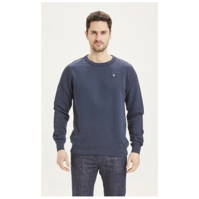 KnowledgeCotton Apparel Sweatshirt - ELM basic badge sweat - aus Bio-Baumwolle