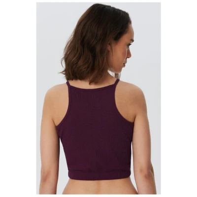 Leela Cotton Damen Ripp Crop Top Bio-Baumwolle