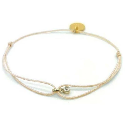 MUNICH JEWELS Armband Geburtsstein April Weißtopas