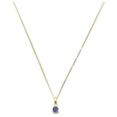 MUNICH JEWELS Kette Geburtsstein Dezember Iolith