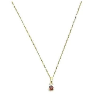 MUNICH JEWELS Kette Geburtsstein Januar Granat