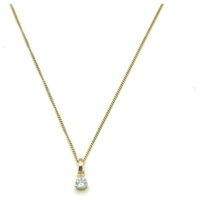 MUNICH JEWELS Kette Geburtsstein März Aquamarin