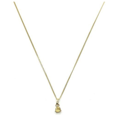 MUNICH JEWELS Kette Geburtsstein November Citrin