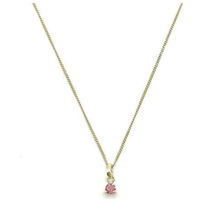 MUNICH JEWELS Kette Geburtsstein Oktober Turmalin