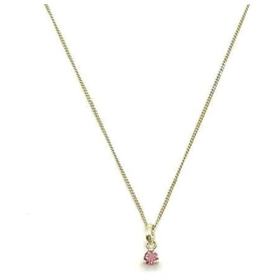 MUNICH JEWELS Kette Geburtsstein Oktober Turmalin