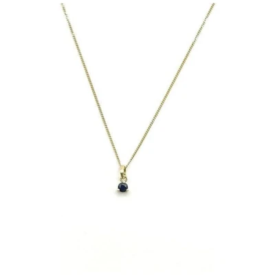 MUNICH JEWELS Kette Geburtsstein September Saphir