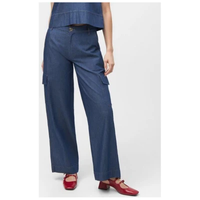 Mademoiselle YéYé Leichte Jeans Cargohose aus Bio-Baumwolle