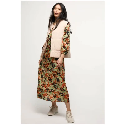 Maxikleid Print Powerful Bloom