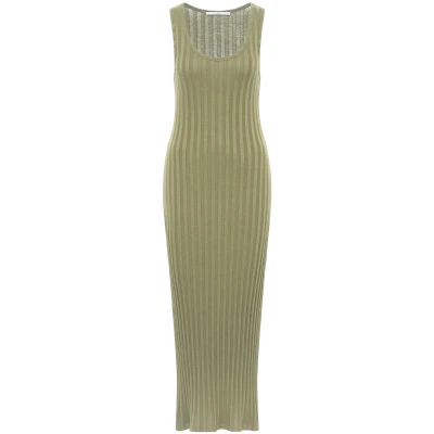 Maxikleid in Rippoptik