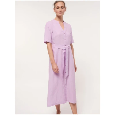 Midi-Kurzarmkleid (GOTS)