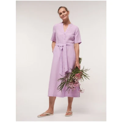 Midi-Kurzarmkleid (GOTS)