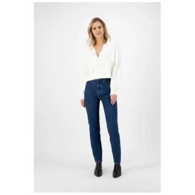 Mud Jeans Piper Straight Stone Indigo