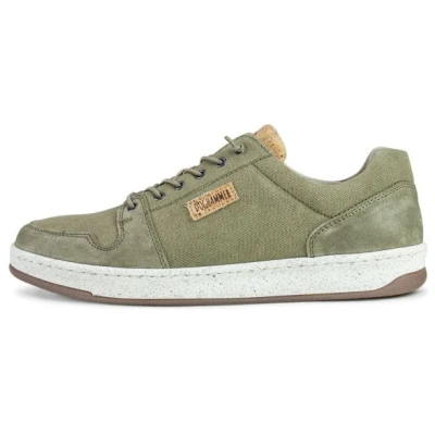 Nachhaltiger Herren Sneaker in khaki aus recycelter Baumwolle " 43"