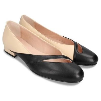 Nae Vegan Shoes NAE - Deme Schwarze Vegane Ballerinas aus AppleSkin