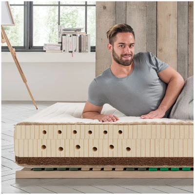 Naturlatex-Matratze "Sana-Maxima" | 90x200 cm | H1 | 100% ökologisch