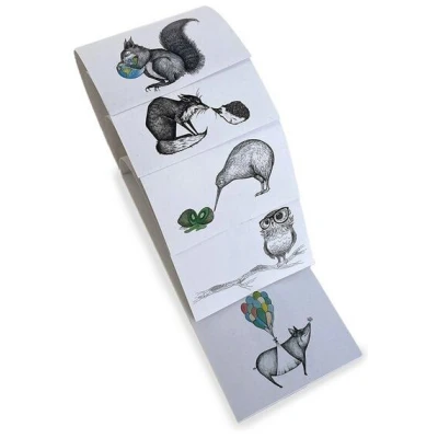 Notizblock 3er-Set "All Stars" von LIGARTI | Recyclingpapier | Schreibblock mit wechselnden Motiven
