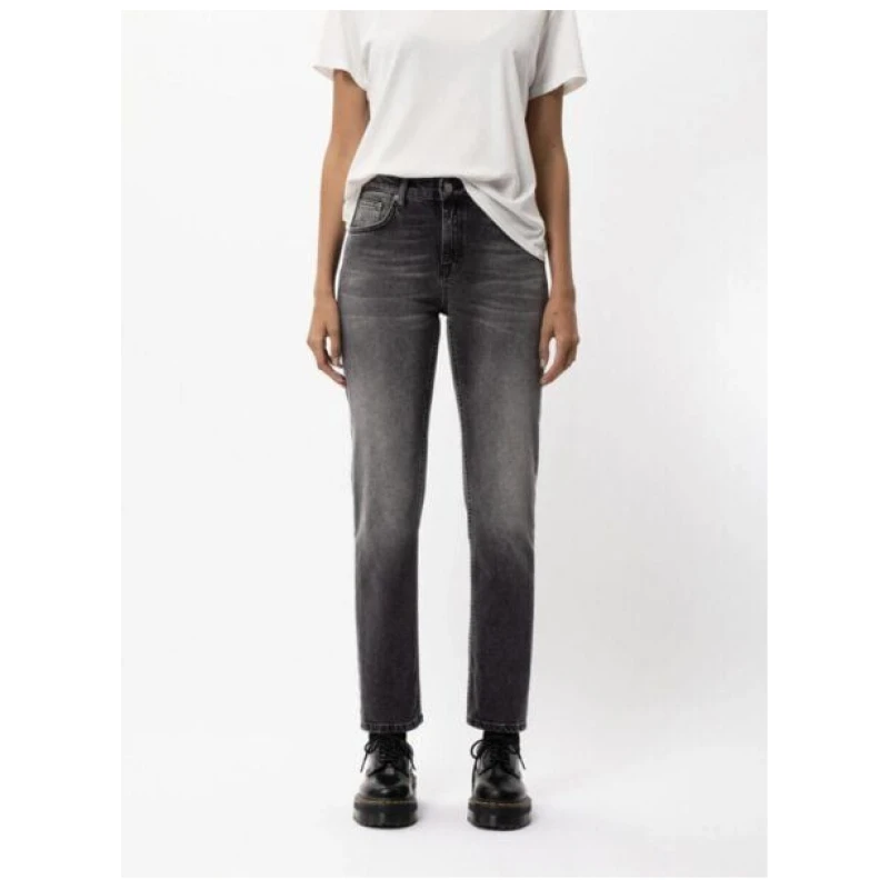 Nudie Jeans Damen Jeans - Straight Sally - aus einem Baumwolle/Elasthan Mix