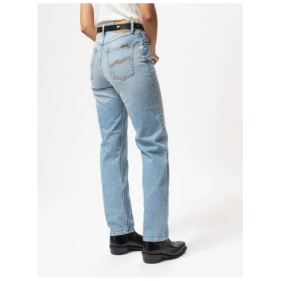 Nudie Jeans Gerade Jeans Lofty Lo - Blue Fever
