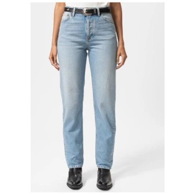 Nudie Jeans Gerade Jeans Lofty Lo - Blue Fever