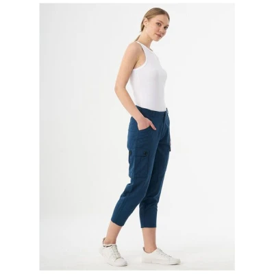 ORGANICATION Cargohose aus Leinengemisch