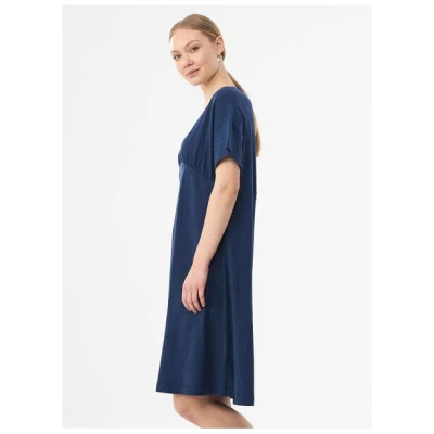 ORGANICATION Jerseykleid aus Bio-Baumwolle und Leinen