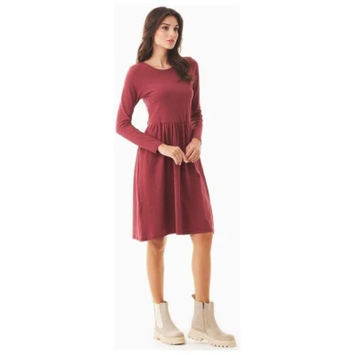 ORGANICATION Langarm-Jerseykleid aus Bio-Baumwolle