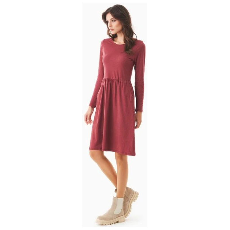 ORGANICATION Langarm-Jerseykleid aus Bio-Baumwolle