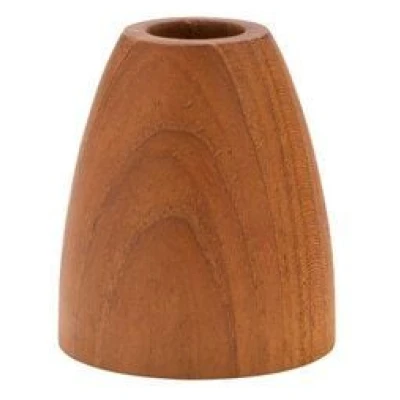 Originalhome Kerzenständer aus recyceltem Teakholz, Conical, M