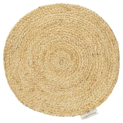 Originalhome Natürliches Tischset aus Jute, handgefertigt (36 cm)