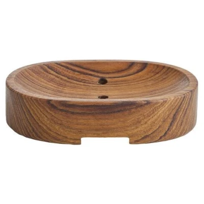 Originalhome Seifenschale oval aus recyceltem Teakwurzelholz