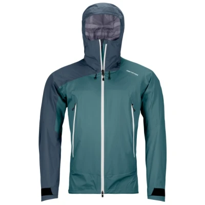 Ortovox - Westalpen 3L Light Jacket - Regenjacke Gr S türkis/blau