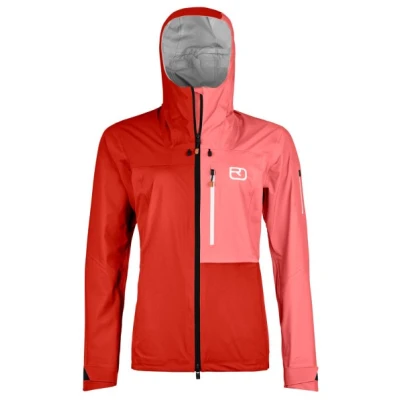 Ortovox - Women's 3L Ortler Jacket - Regenjacke Gr L rot