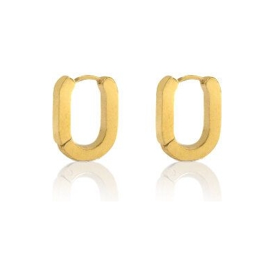 Ovale Creolen, Cool & Schick in 16 x 12mm von Elektropulli