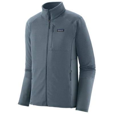 Patagonia - R1 Jacket - Fleecejacke Gr XS blau/grau