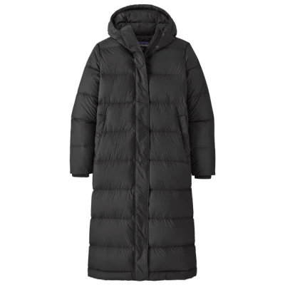 Patagonia - Women's Silent Down Long Parka - Mantel Gr L schwarz