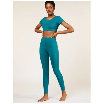 People Tree Top - Yoga Scoop Crop Top - aus Bio Baumwolle