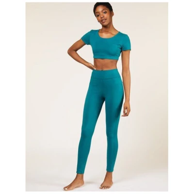 People Tree Top - Yoga Scoop Crop Top - aus Bio Baumwolle