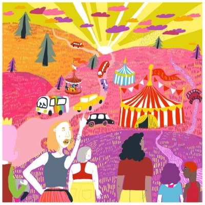 Photocircle Poster / Leinwandbild - Amusement Park