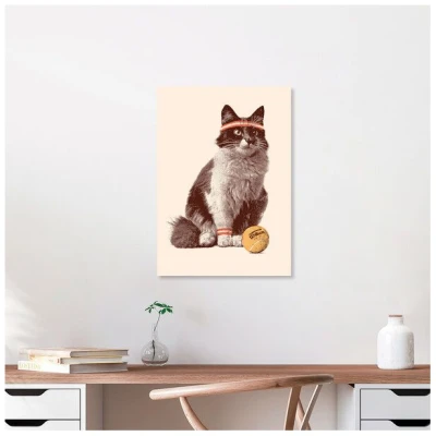 Photocircle Poster / Leinwandbild - Chat Tennis