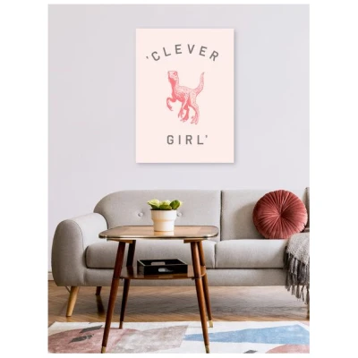 Photocircle Poster / Leinwandbild - Clever Girl