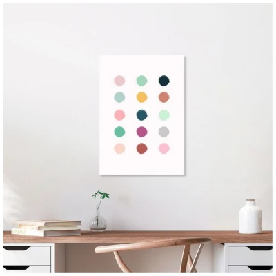Photocircle Poster / Leinwandbild - Colour Palette