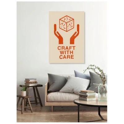 Photocircle Poster / Leinwandbild - Craft with care