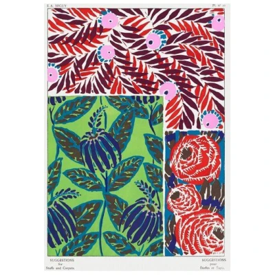 Photocircle Poster / Leinwandbild - E. A. Séguy: Blumenmuster