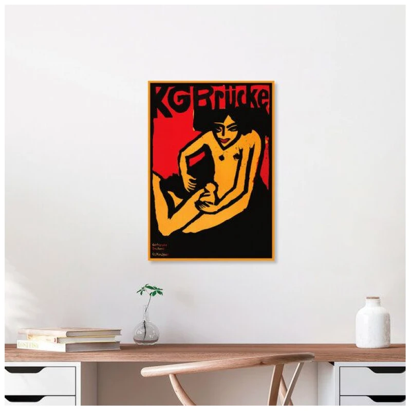 Photocircle Poster / Leinwandbild - Ernst Ludwig Kirchner: KG Brücke