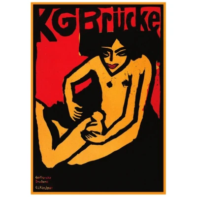 Photocircle Poster / Leinwandbild - Ernst Ludwig Kirchner: KG Brücke