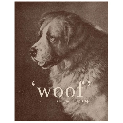Photocircle Poster / Leinwandbild - Famous Quote Dog